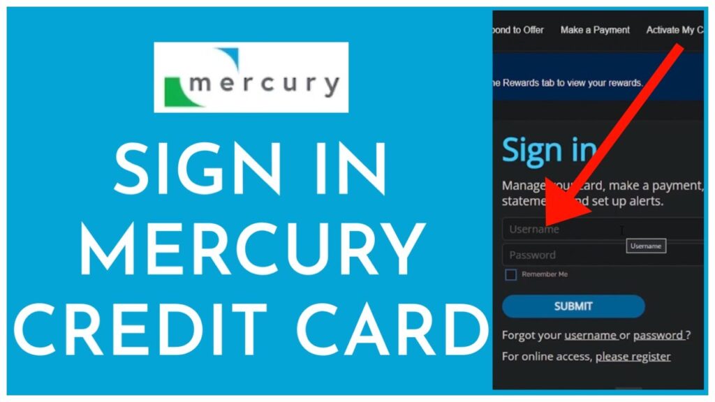 Mercury Card Login guide